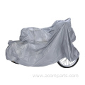 Sun-resistant protective mini padded motorcycle cover